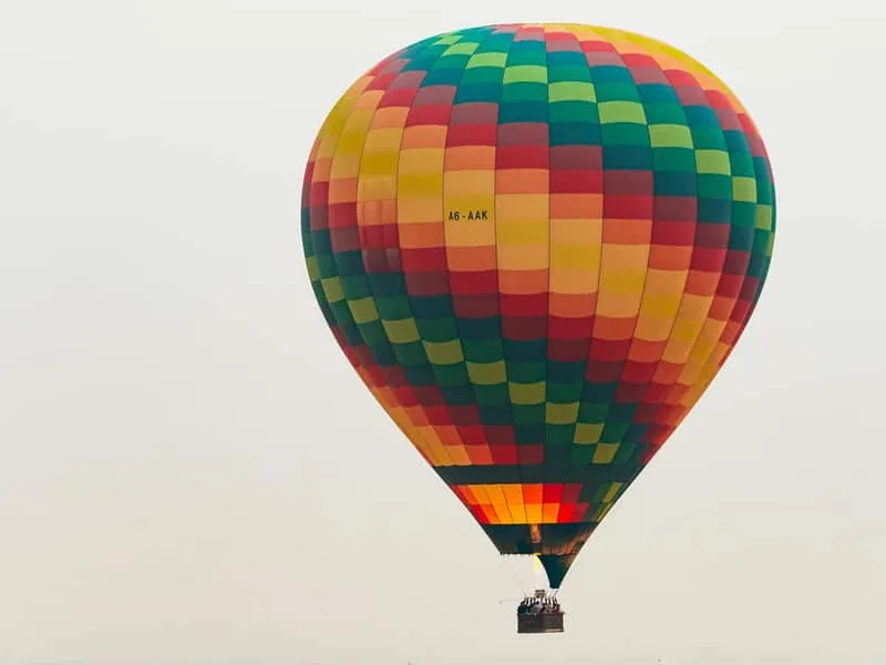 Sunrise Balloon Flight with Camel Ride & Breakfast — hot air balloon ride in Dubai