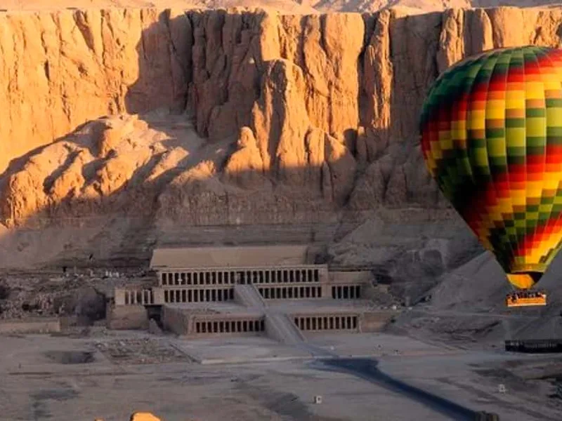 Hot Air Balloon Ride with Full-Day Sightseeing — hot air balloon ride in Luxor