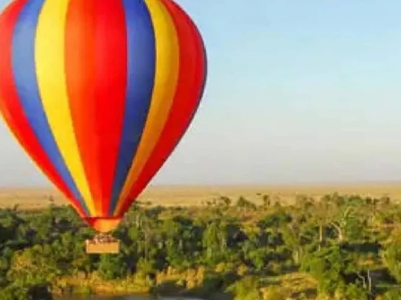 Balloon Safari & Champagne Bush Breakfast — hot air balloon ride in Maasai Mara