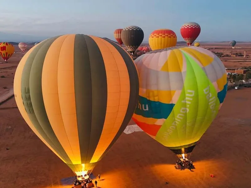 Balloon Flight with Rooftop Breakfast & Certificate — hot air balloon ride in Marrakech