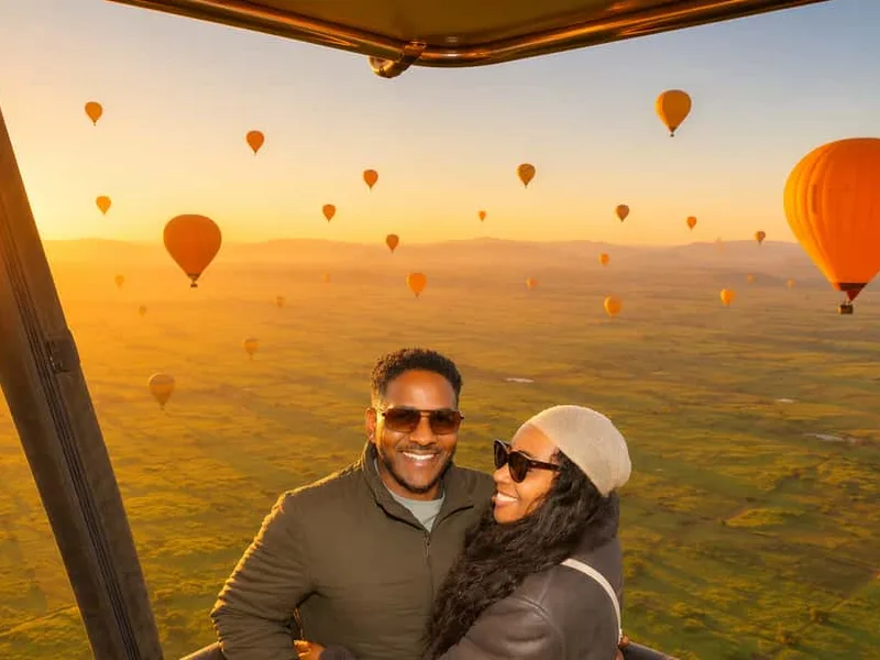 Balloon Flight with Berber Breakfast & Camel Ride — hot air balloon ride in Marrakech