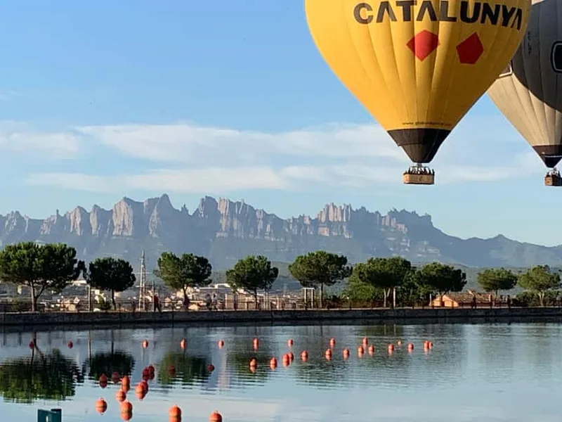 Barcelona: Balloon Flight with Panoramic Views of Montserrat — hot air balloon ride in Montserrat