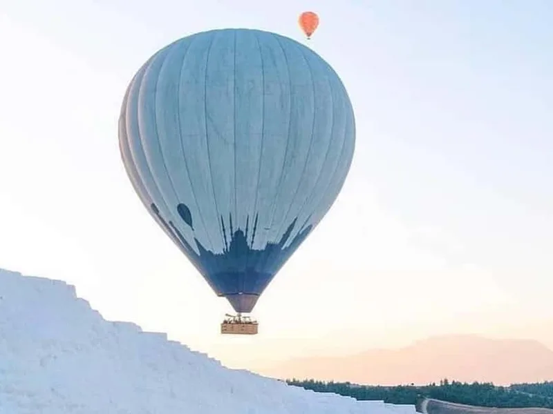 Hot air balloon rides in Pamukkale