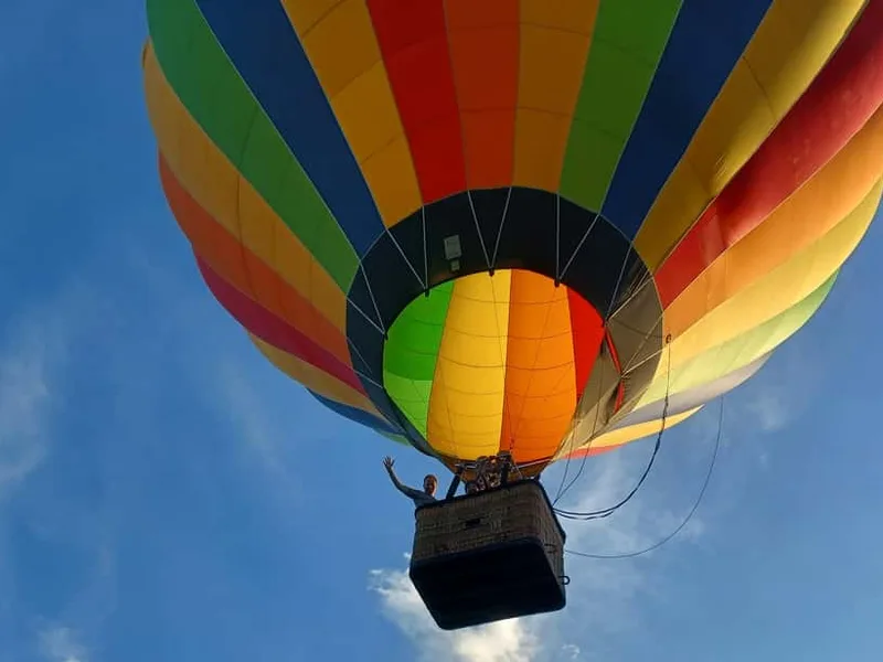 Sunrise Balloon Ride with Champagne Picnic from Prague — hot air balloon ride in Prague