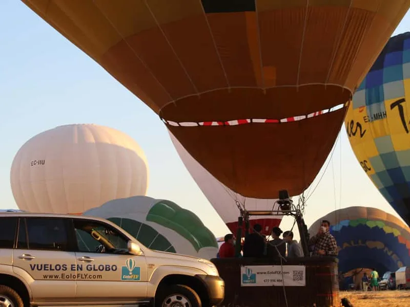Hot air balloon rides in Segovia