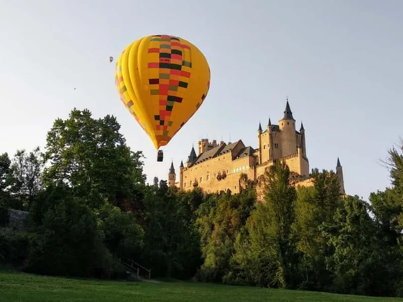 Balloon Ride with Optional Madrid Transfer — hot air balloon ride in Segovia