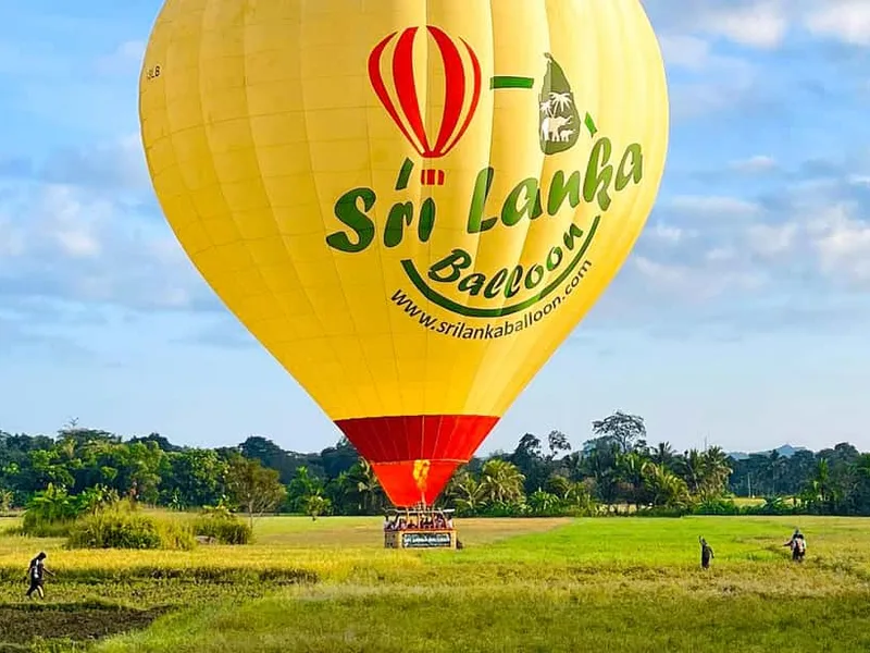 Sri Lanka Hot Air Balloon Ride — hot air balloon ride in Sigiriya & Dambulla