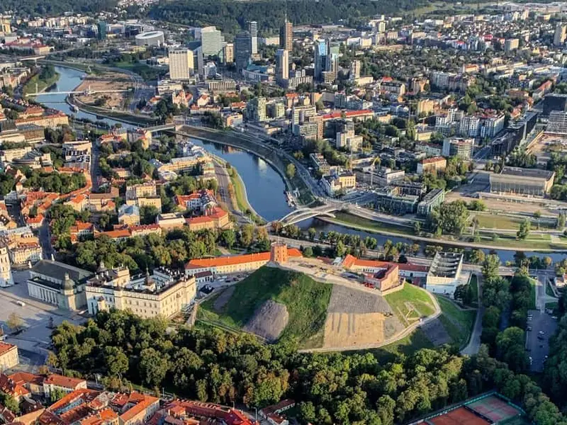 Trakai Balloon Flight with Champagne & Snacks — hot air balloon ride in Vilnius & Trakai