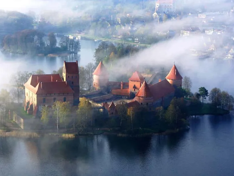 Balloon Flight Over Trakai or Vilnius with Views — hot air balloon ride in Vilnius & Trakai