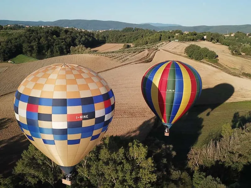 Hot Air Balloon Flight Over Chianti & Siena — hot air balloon ride in Tuscany