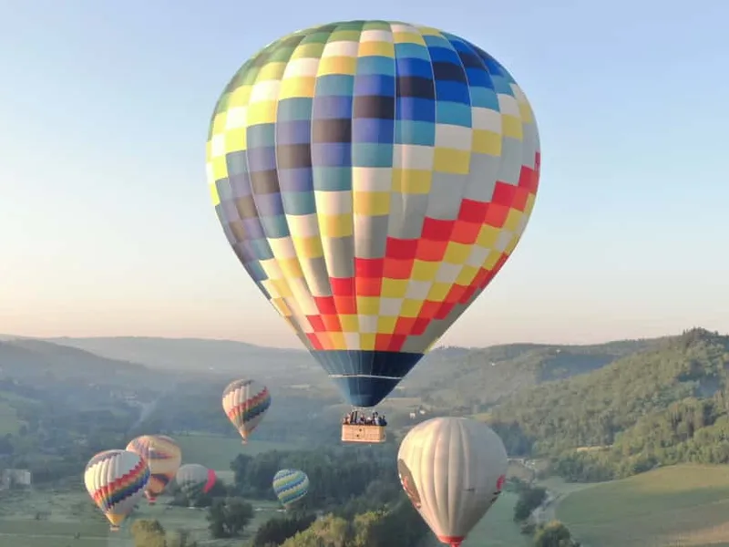 Exclusive Private Balloon Flight for Two — hot air balloon ride in Tuscany