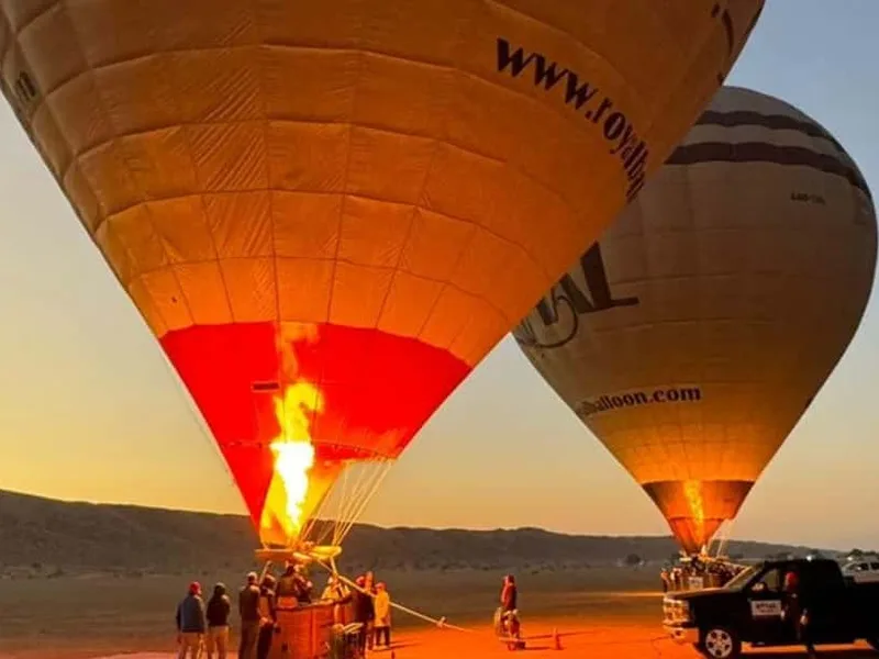 Sunrise Hot Air Balloon Ride with Wadi Tour — hot air balloon ride in Wahiba Sands